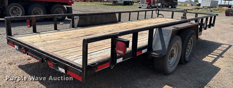 image for item EJ4659 2011 Parker  HP77 utility trailer