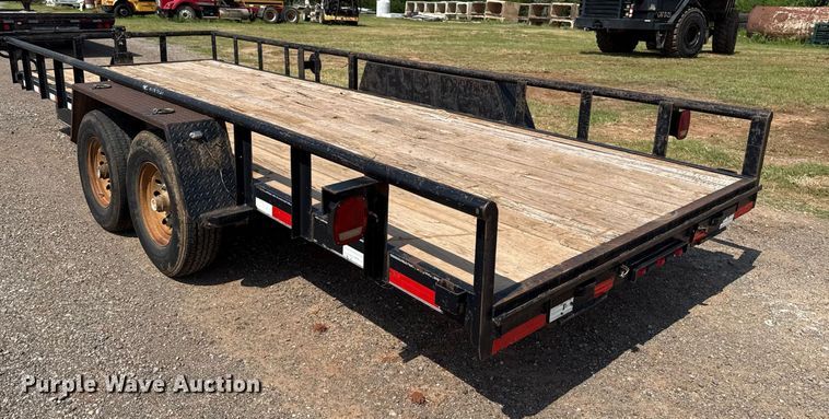 image for item EJ4659 2011 Parker  HP77 utility trailer
