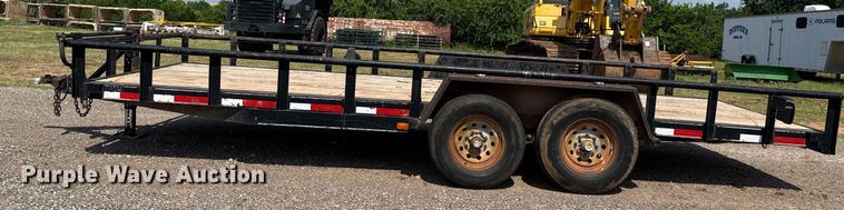 image for item EJ4659 2011 Parker  HP77 utility trailer