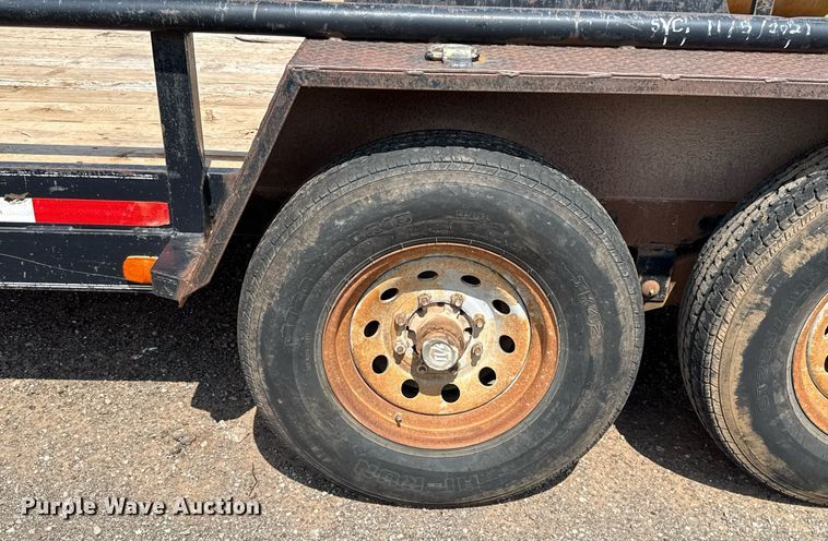 image for item EJ4659 2011 Parker  HP77 utility trailer