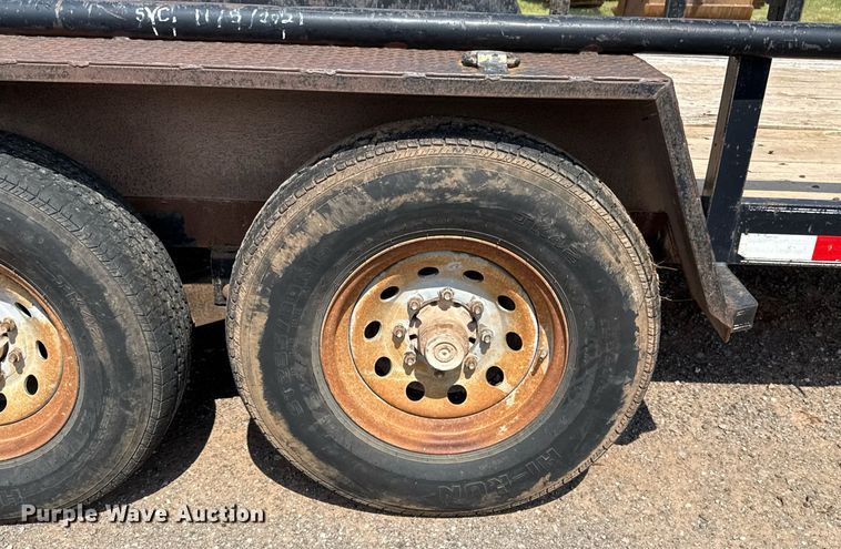 image for item EJ4659 2011 Parker  HP77 utility trailer