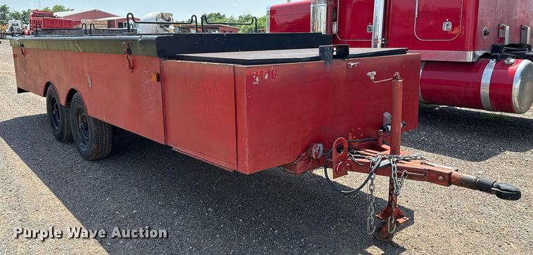 image for item EJ4661 Shop built utility trailer