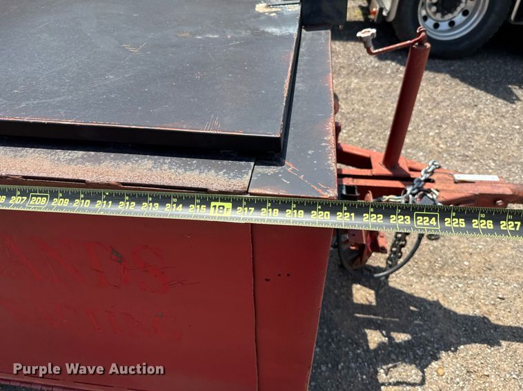 image for item EJ4661 Shop built utility trailer