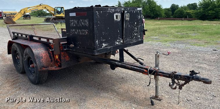 image for item EJ4662 Shop built utility trailer