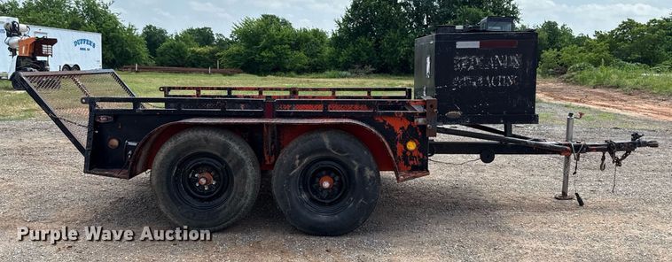 image for item EJ4662 Shop built utility trailer