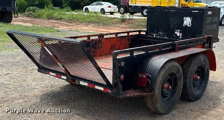 image for item EJ4662 Shop built utility trailer