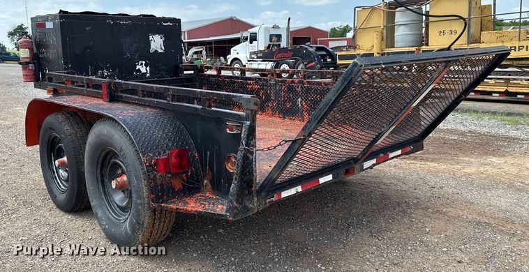 image for item EJ4662 Shop built utility trailer