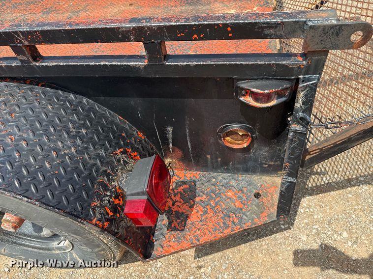 image for item EJ4662 Shop built utility trailer