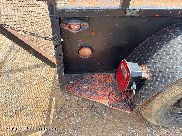 image for item EJ4662 Shop built utility trailer