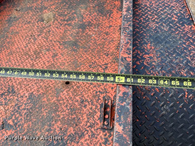 image for item EJ4662 Shop built utility trailer