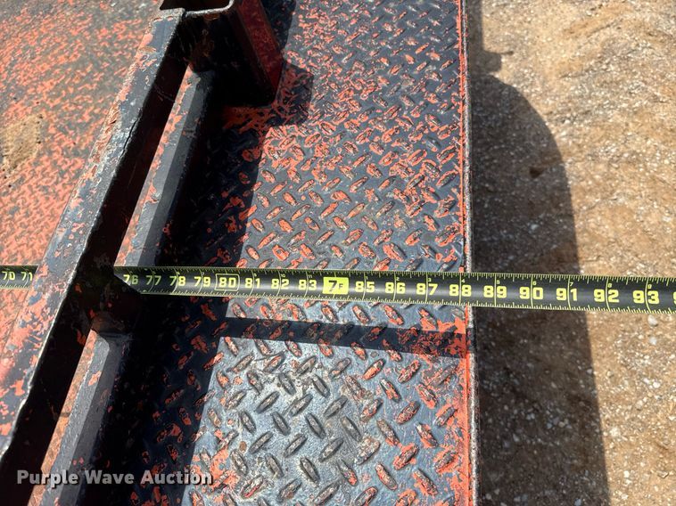 image for item EJ4662 Shop built utility trailer