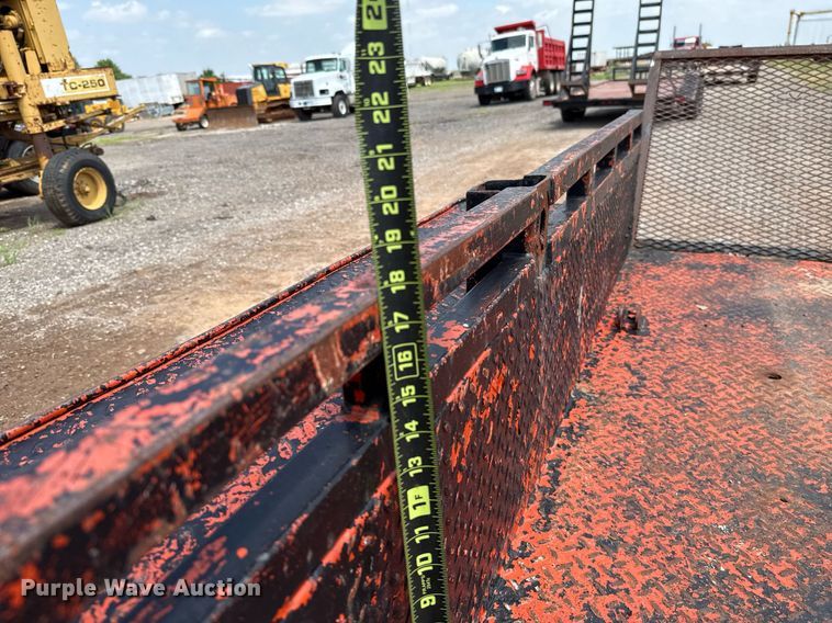 image for item EJ4662 Shop built utility trailer