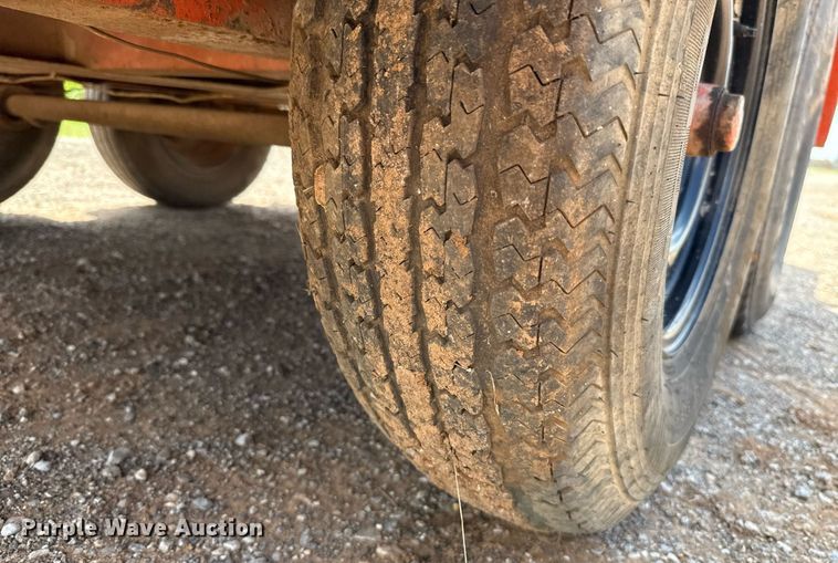 image for item EJ4662 Shop built utility trailer