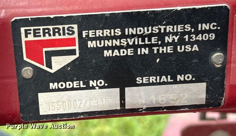 image for item EJ4672 Ferris IS5000Z ZTR lawn mower
