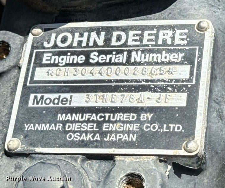 image for item EJ4728 John Deere 3215A reel mower