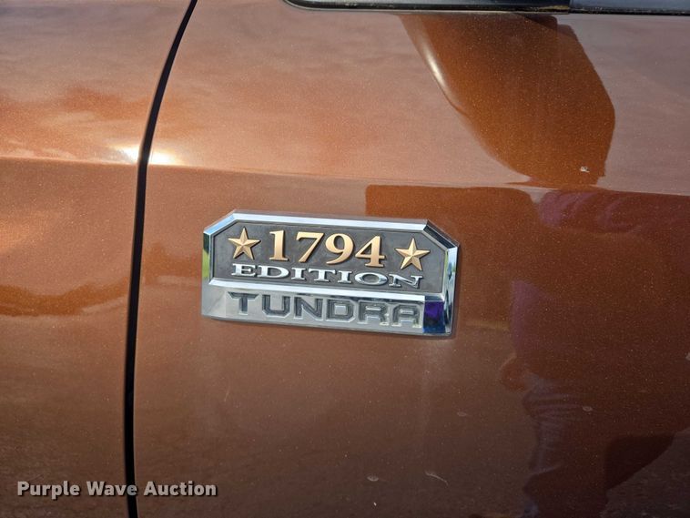 image for item EJ7567 2014 Toyota Tundra 1794 Edition CrewMax pickup truck