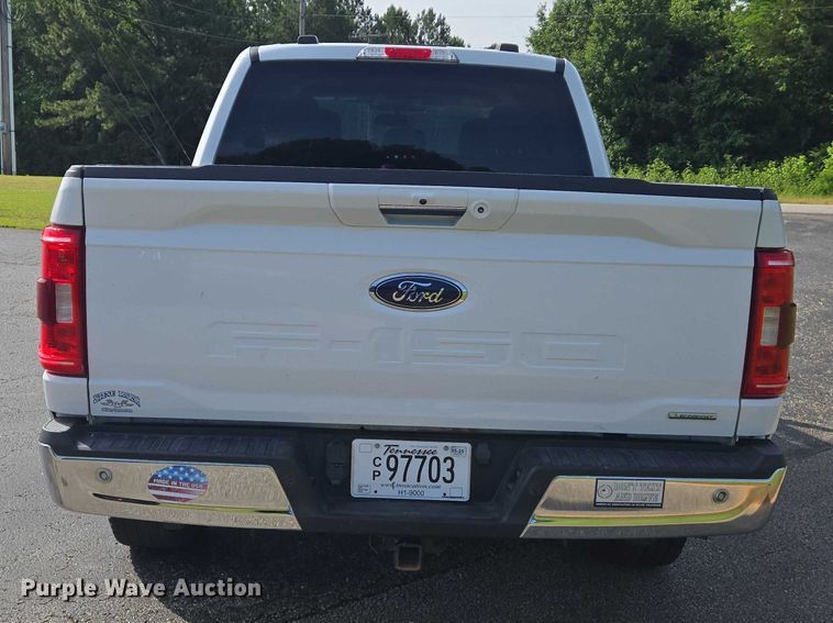 image for item EJ7568 2022 Ford F150 XLT SuperCrew pickup truck