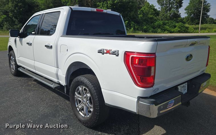 image for item EJ7568 2022 Ford F150 XLT SuperCrew pickup truck