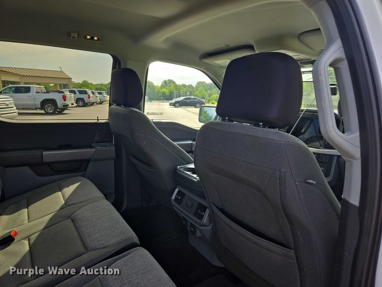 image for item EJ7568 2022 Ford F150 XLT SuperCrew pickup truck