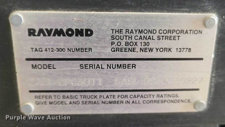 image for item EJ7581 Raymond  EASI-OPC30TT order picker