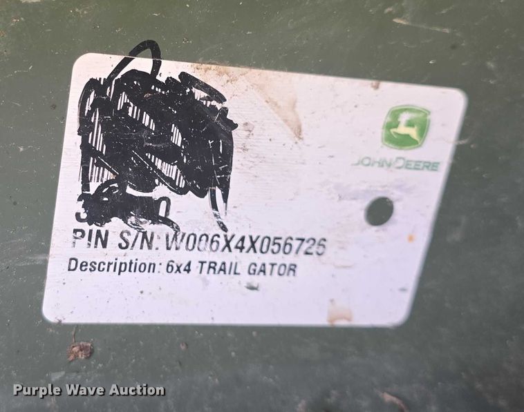 image for item EK5271 2001 John Deere Trail Gator utility vehicle