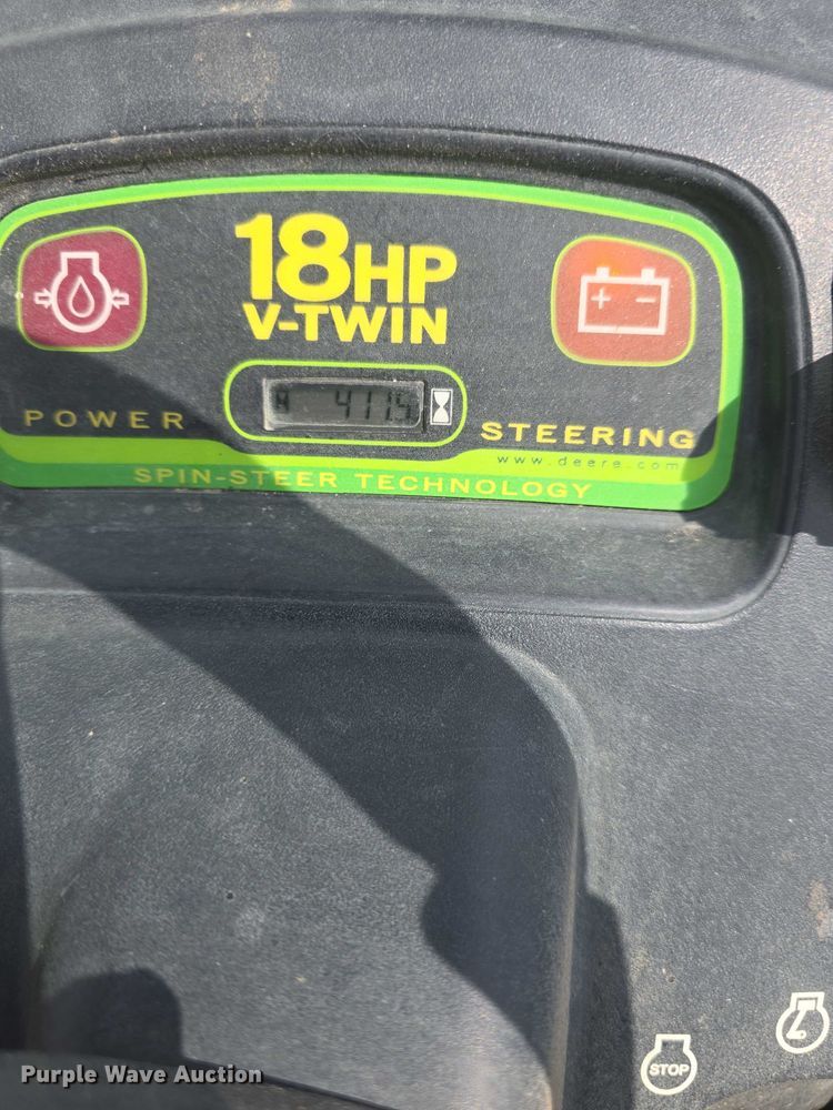 image for item EK5297 2001 John Deere SST18 ZTR lawn mower