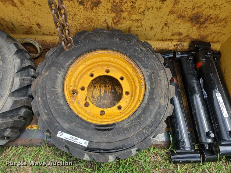 image for item EK5301 (2) BKT 12-16.5 skid steer tires and wheels