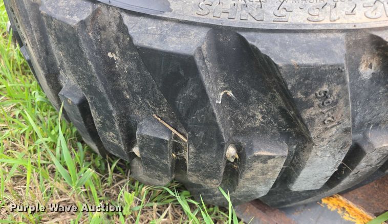 image for item EK5301 (2) BKT 12-16.5 skid steer tires and wheels