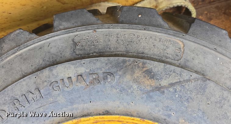 image for item EK5301 (2) BKT 12-16.5 skid steer tires and wheels