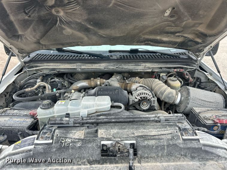 image for item EK8077 2003 Ford F350 Super Duty XL flatbed pickup truck