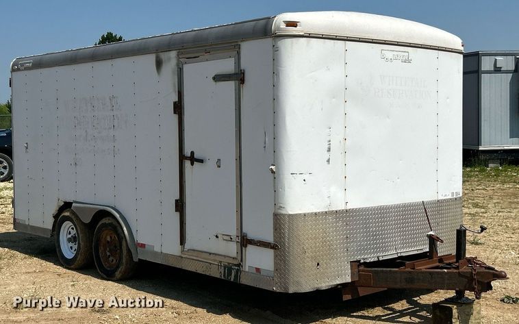 image for item EK8195 2000 Doolittle enclosed cargo trailer