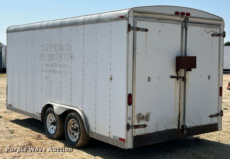 image for item EK8195 2000 Doolittle enclosed cargo trailer