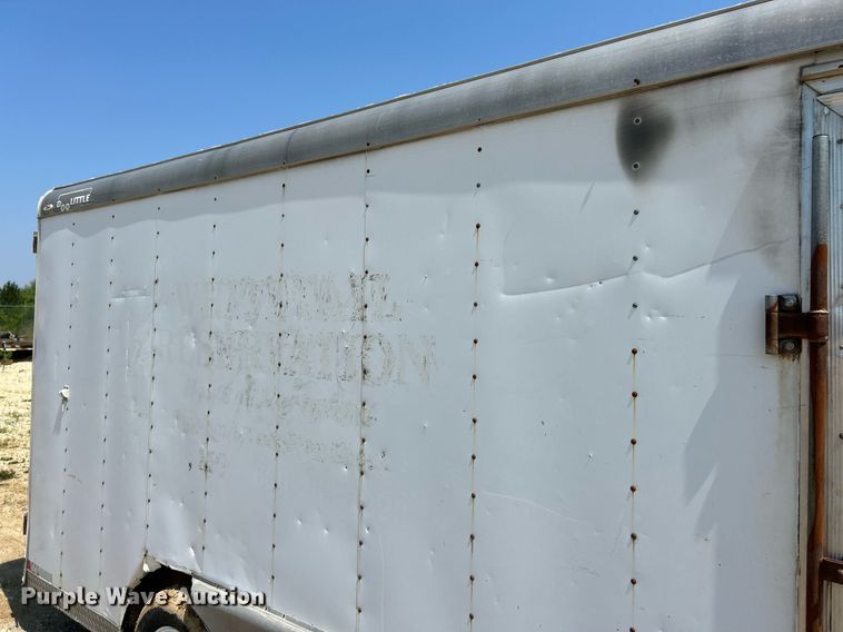 image for item EK8195 2000 Doolittle enclosed cargo trailer
