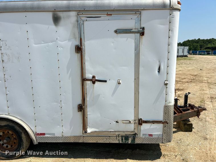 image for item EK8195 2000 Doolittle enclosed cargo trailer