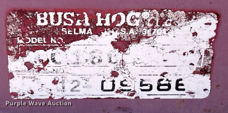 image for item EK8197 Bush Hog SQ160 rotary mower