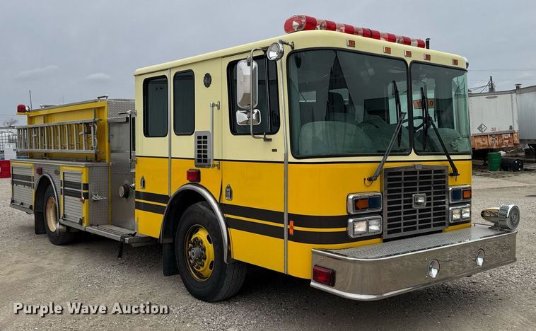 image for item EM3767 2001 HME INC 4465 400 pumper fire truck