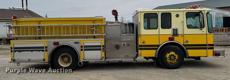 image for item EM3767 2001 HME INC 4465 400 pumper fire truck