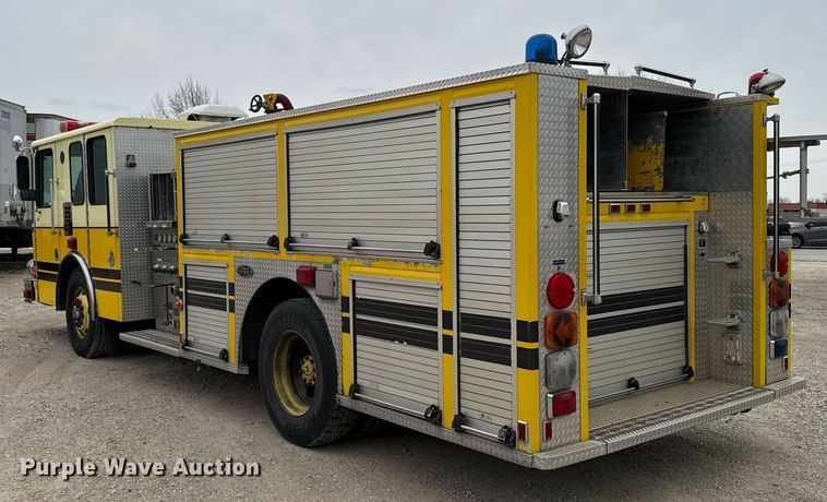 image for item EM3767 2001 HME INC 4465 400 pumper fire truck