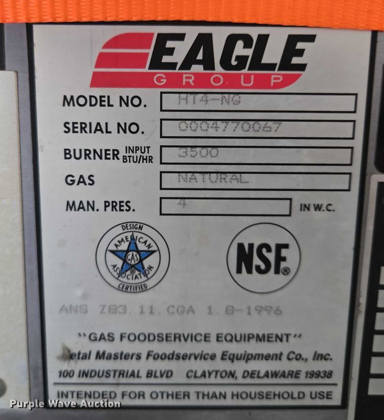 image for item EM7422 2001 S&S food trailer