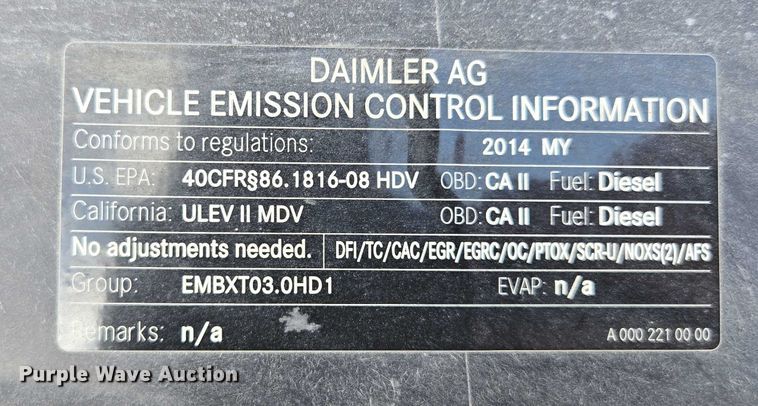 image for item EM7425 2014 Mercedes-Benz Sprinter 3500  party bus