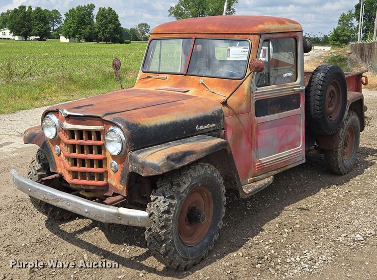 image for item EM7444 1950 Willy's  Jeep  pickup truck