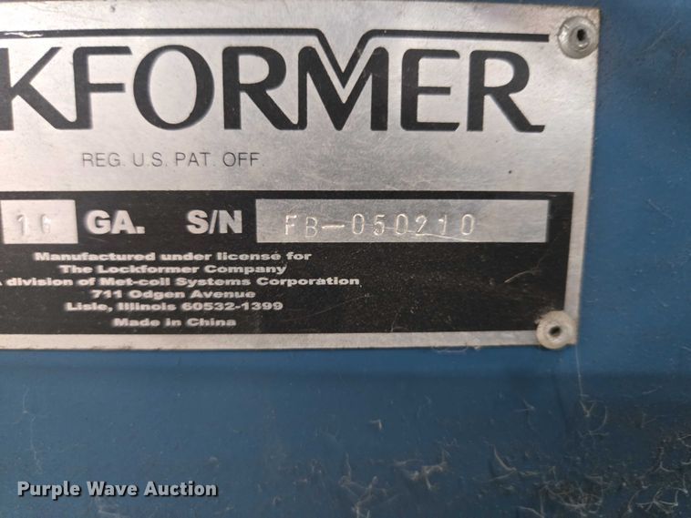 image for item EM7490 LockFormer bender