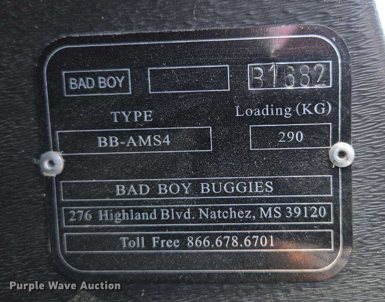 image for item EN3778 2006 Bad Boy BB-AMS4 utility vehicle