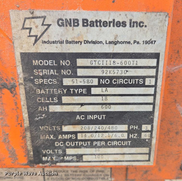 image for item EN3806 Yale ERC050ZAN48SE083 forklift