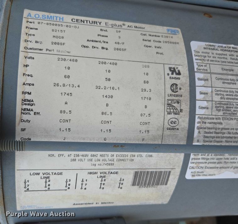 image for item EN3808 Champion VR10-12 air compressor