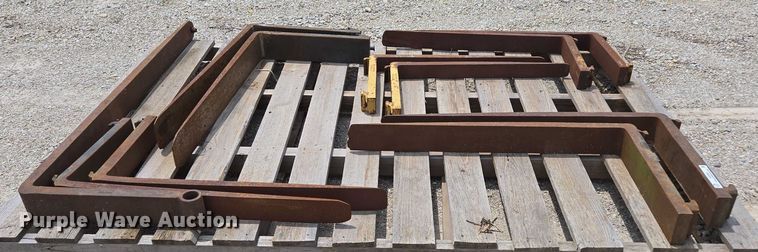 image for item EN3809 (6) sets of forklift forks