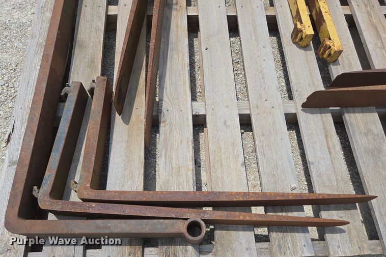 image for item EN3809 (6) sets of forklift forks