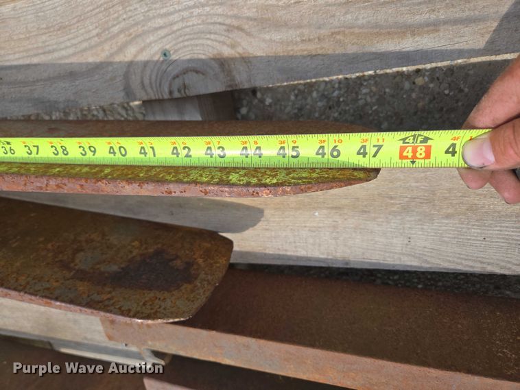 image for item EN3809 (6) sets of forklift forks