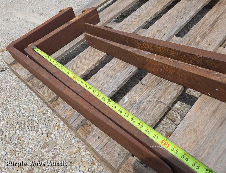 image for item EN3809 (6) sets of forklift forks