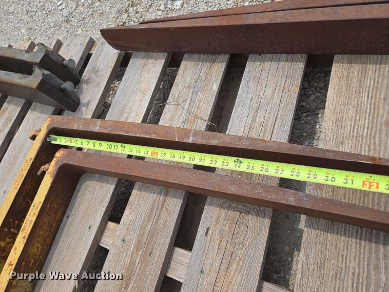 image for item EN3809 (6) sets of forklift forks